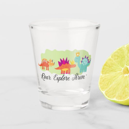 Dinosaur Shot Glas (Voorkant)