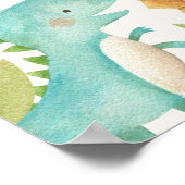 Dinosaur Signes de fête - Poster de bienvenue pour (Coin)