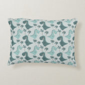 Dinosaur Simple Scandinavian Child Design Accent Kussen (Achterkant)