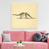Dinosaur Skeleton  kunst Canvas Afdruk (Insitu (Woonkamer))