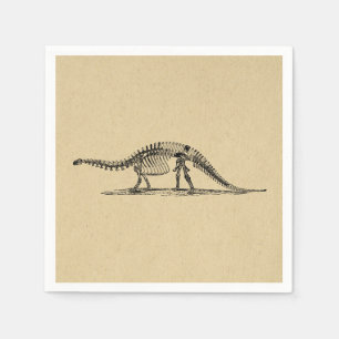 Dinosaur Skeleton  kunst Servet