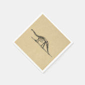 Dinosaur Skeleton  kunst Servet (Hoek)