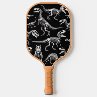 Dinosaur Skeletons Witte Fossiele Botten Pickleball Paddle
