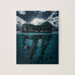 Dinosaur Skull Island Puzzle Legpuzzel
