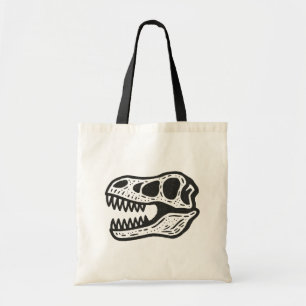 Dinosaur Skull Tote Bag