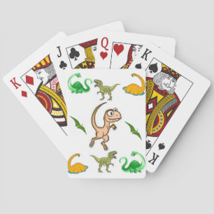 Dinosaur-speelkaartdeck Pokerkaarten
