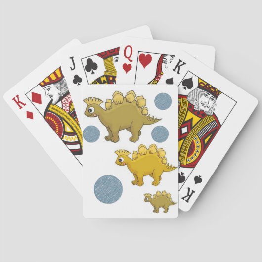 Dinosaur-speelkaartdeck Pokerkaarten (Achterkant)
