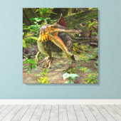 Dinosaur Spinosaurus Canvas Afdruk (Insitu (Houten vloer))
