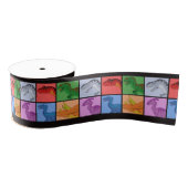 Dinosaur Squares Grosgrain Lint (Spoel)