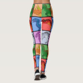Dinosaur Squares Leggings (Achterkant)