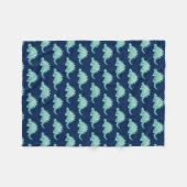 Dinosaur Stegosaurus Pattern Fleece Deken (Voorkant (Horizontaal))