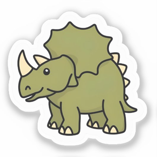 Dinosaur Sticker (Voorkant)