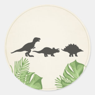Dinosaur Sticker Envelope Seal Dino