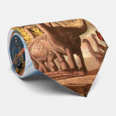 Dinosaur Stropdas Camarasaurus Allosaurus Gregory (Opgerold)