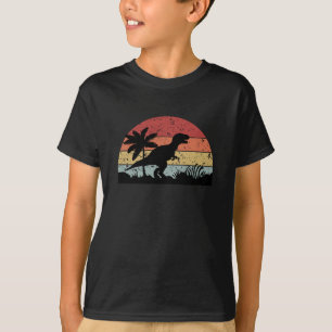Dinosaur  Sunset Gift Design T-shirt
