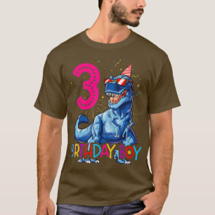 Dinosaur T rex 3 ans Vieux T-shirt Enfants 3e