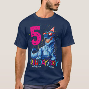 Dinosaur T rex 5 ans Vieux T-shirt Enfants 5e