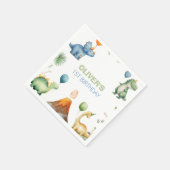 Dinosaur T-REX Birthday Party Servet (Hoek)