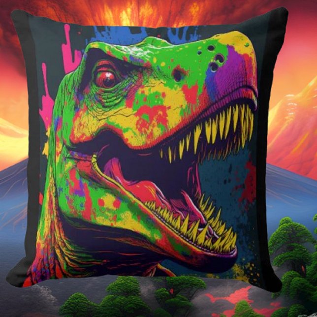 Dinosaur T Rex Boy Kussen (Bring your dream party to life with our selection of quality Dinosaur themed party supplies )