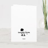 Dinosaur T Rex Carte de fête d'anniversaire pour e (Dos)