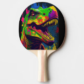 Dinosaur T Rex happy Tafeltennisbatje (Voorkant)