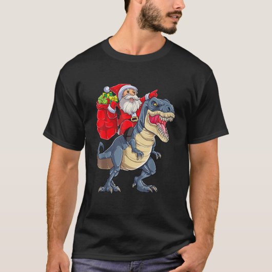 Dinosaur T rex Kerstkerstkerstkerstkerstkerstkerst T-shirt (Voorkant)