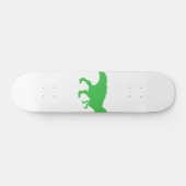 Dinosaur T-Rex - Kies achtergrondkleur Skateboard (Horizontaal)