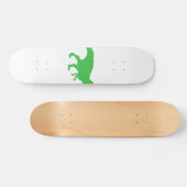Dinosaur T-Rex - Kies achtergrondkleur Skateboard (Horizontaal)