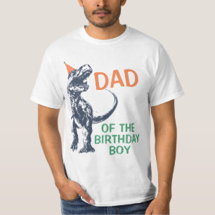 Dinosaur T-Rex Party Pet Pap van de Biedendag Boy T-shirt