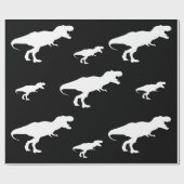 Dinosaur T Rex Pattern Cadeaupapier (Vlak)