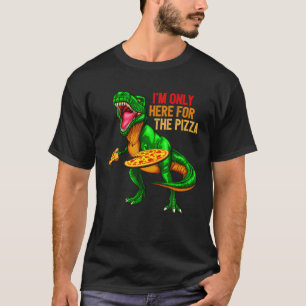Dinosaur T Rex Pizza Pizzasaurus Party Gift Mannen T-shirt