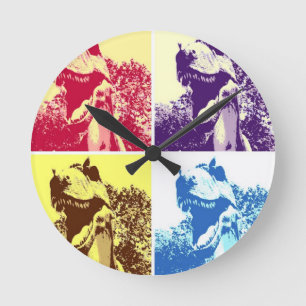 Dinosaur T-Rex Ronde Klok