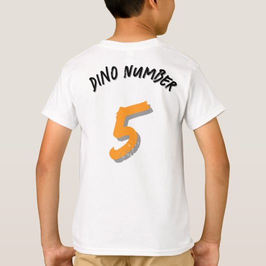  Dinosaur T-shirt (Achterkant)
