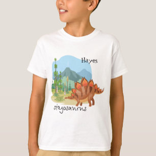 Dinosaur-T-shirt en scene voor Boy T-shirt