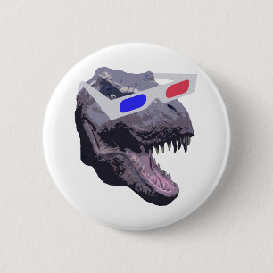 Dinosaur t-shirts ronde button 5,7 cm