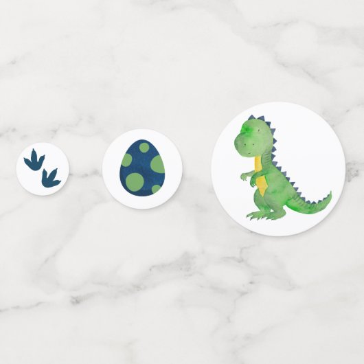 Dinosaur Table Confetti - Trex Confetti (Voorkanten)