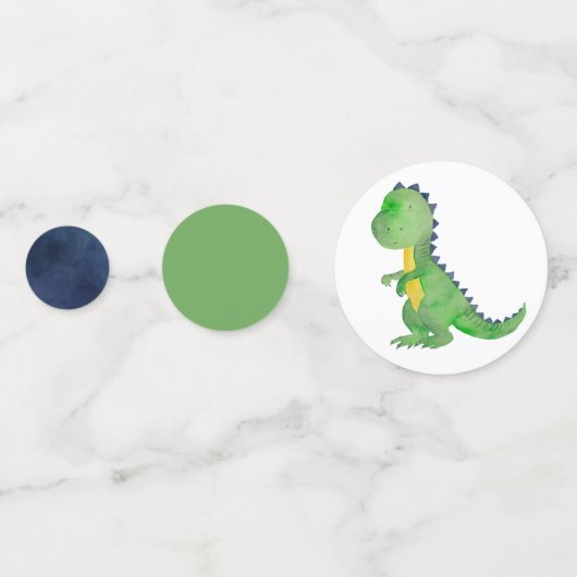 Dinosaur Table Confetti - Trex Confetti (Achterkanten)