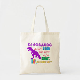Dinosaur Tas Library Bag