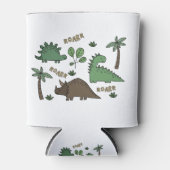 Dinosaur tekening blikjeskoeler (Voorkant)