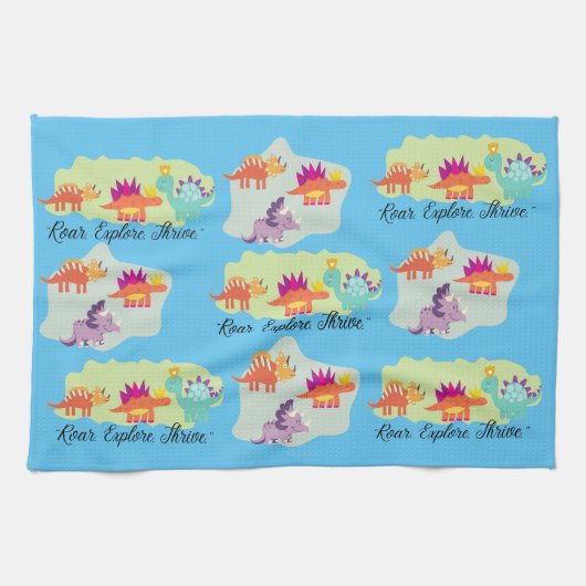 Dinosaur Theedoek (Horizontaal)