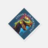 Dinosaur Theme Birthday Party Servet (Hoek)