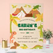 Dinosaur Thème Garçon Anniversaire Fête Invitation (Mariage)