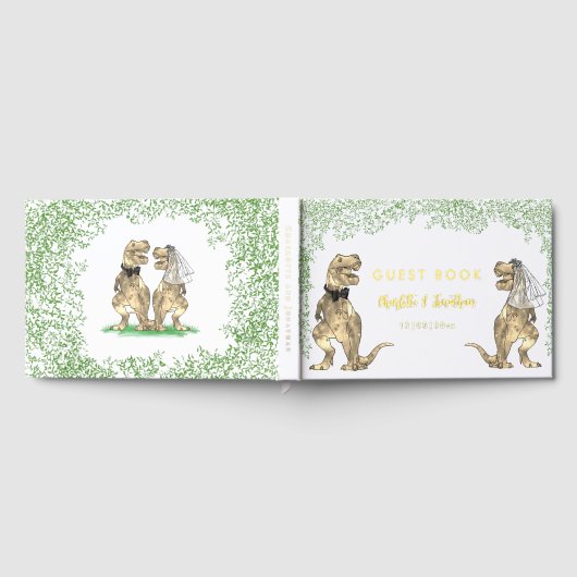Dinosaur Thème Mariage Gold Foil (Complet)