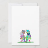 Dinosaur Thème Mariage Merci (Dos)