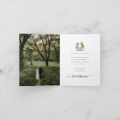 Dinosaur Thème Mariage Photo Merci (Intérieur)