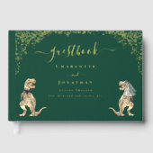 Dinosaur Theme Wedding Foliage Green Gold (Recto)