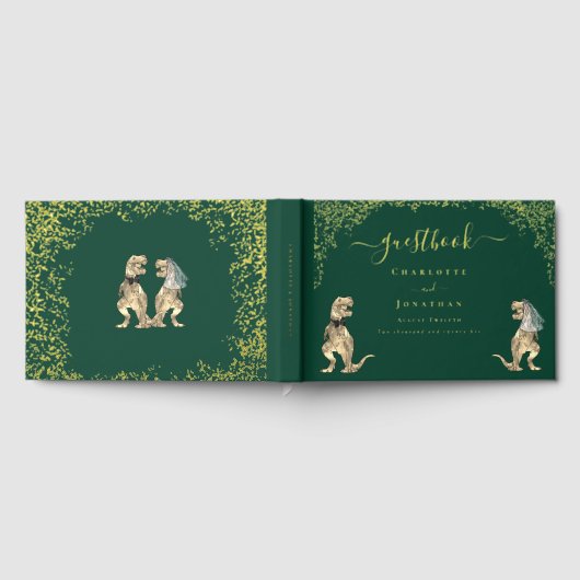 Dinosaur Theme Wedding Foliage Green Gold (Complet)