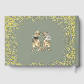 Dinosaur Theme Wedding Sage Green Gold (Verso)