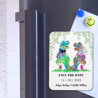 Dinosaur Thleed Wedding Save the Date
