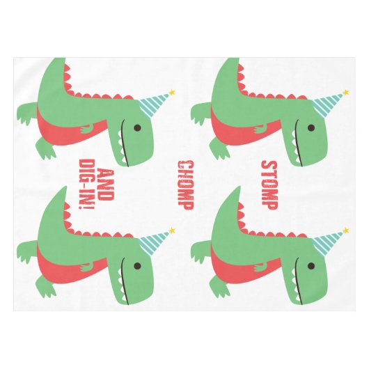 Dinosaur Threadtable Cloth for Birthday Party Tafelkleed (Voorkant (Horizontaal))